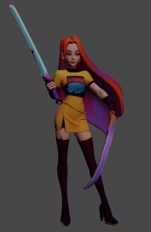 K-Pop Demon Hunters 3D print model_10