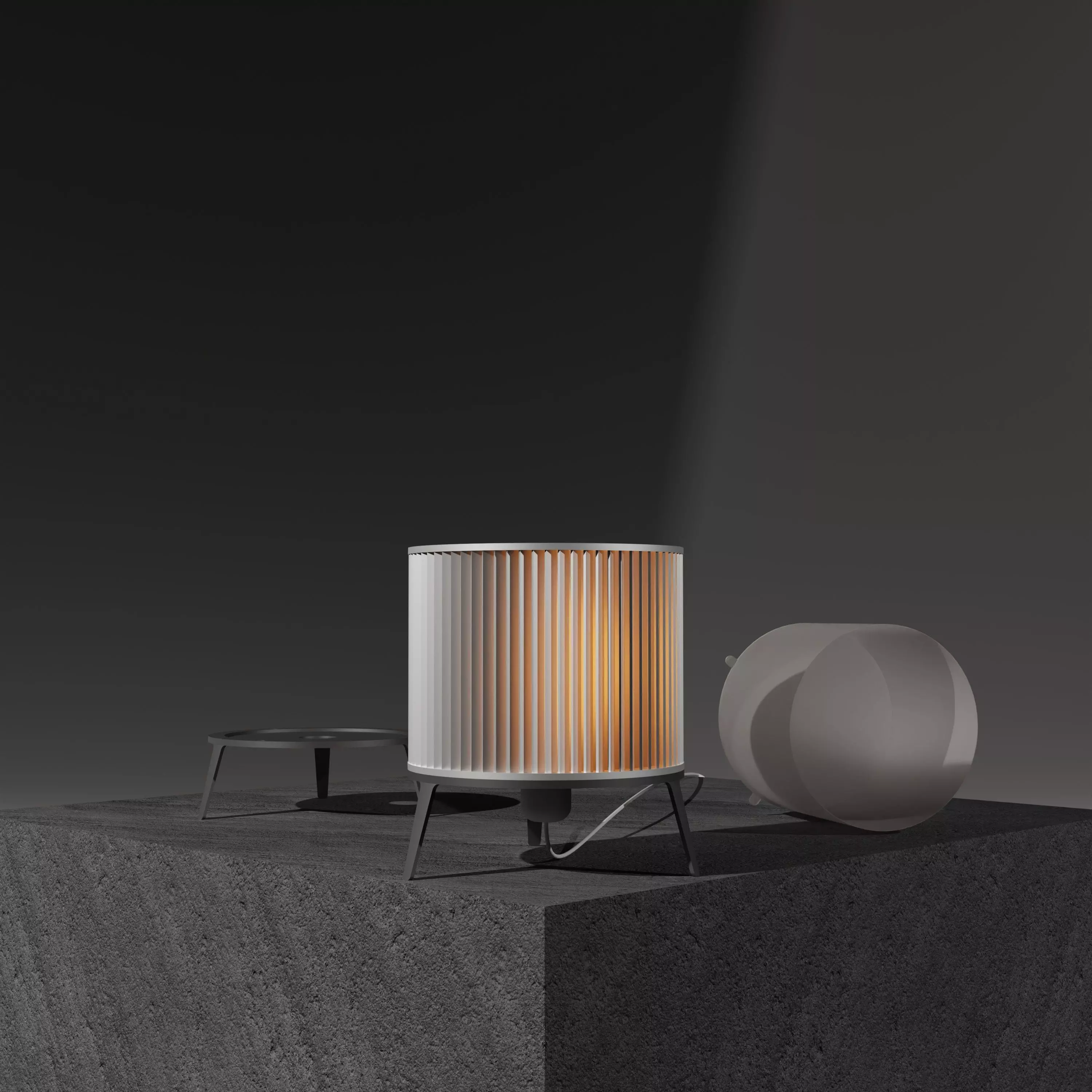 Minimalist Table Lamp 3D print model