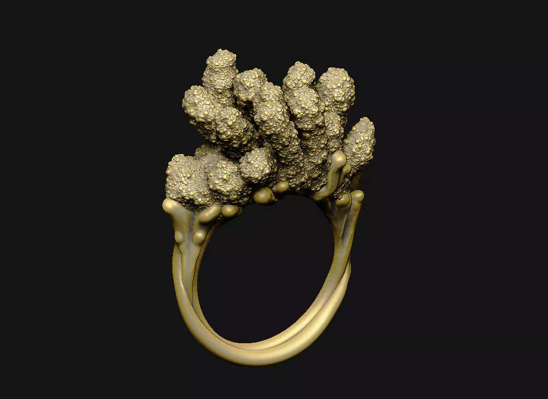 Coral abstract fantasy organic aqua underwater sea ocean 3D print model