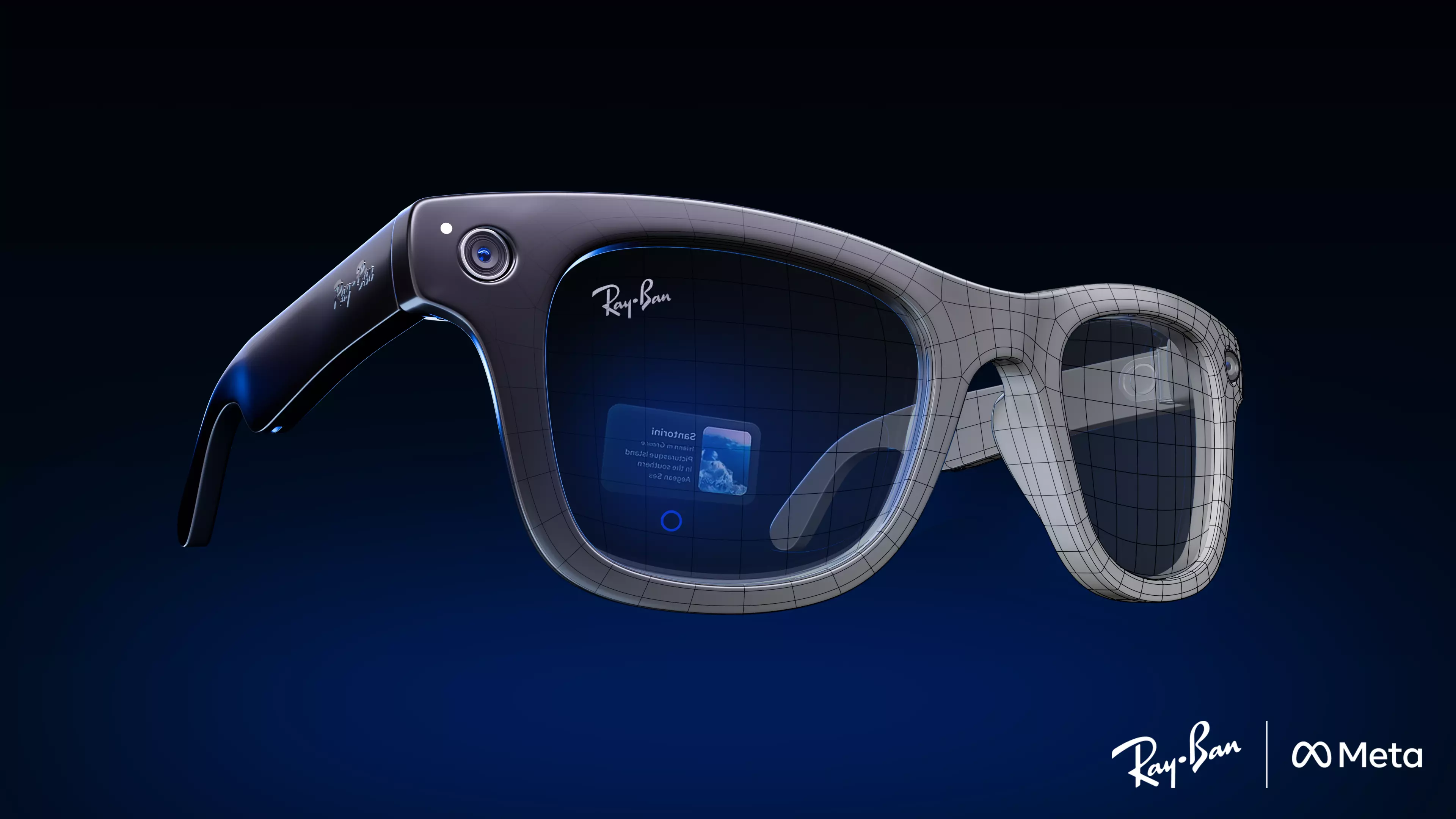 Meta Ray-Ban  Low-poly 3D model_3