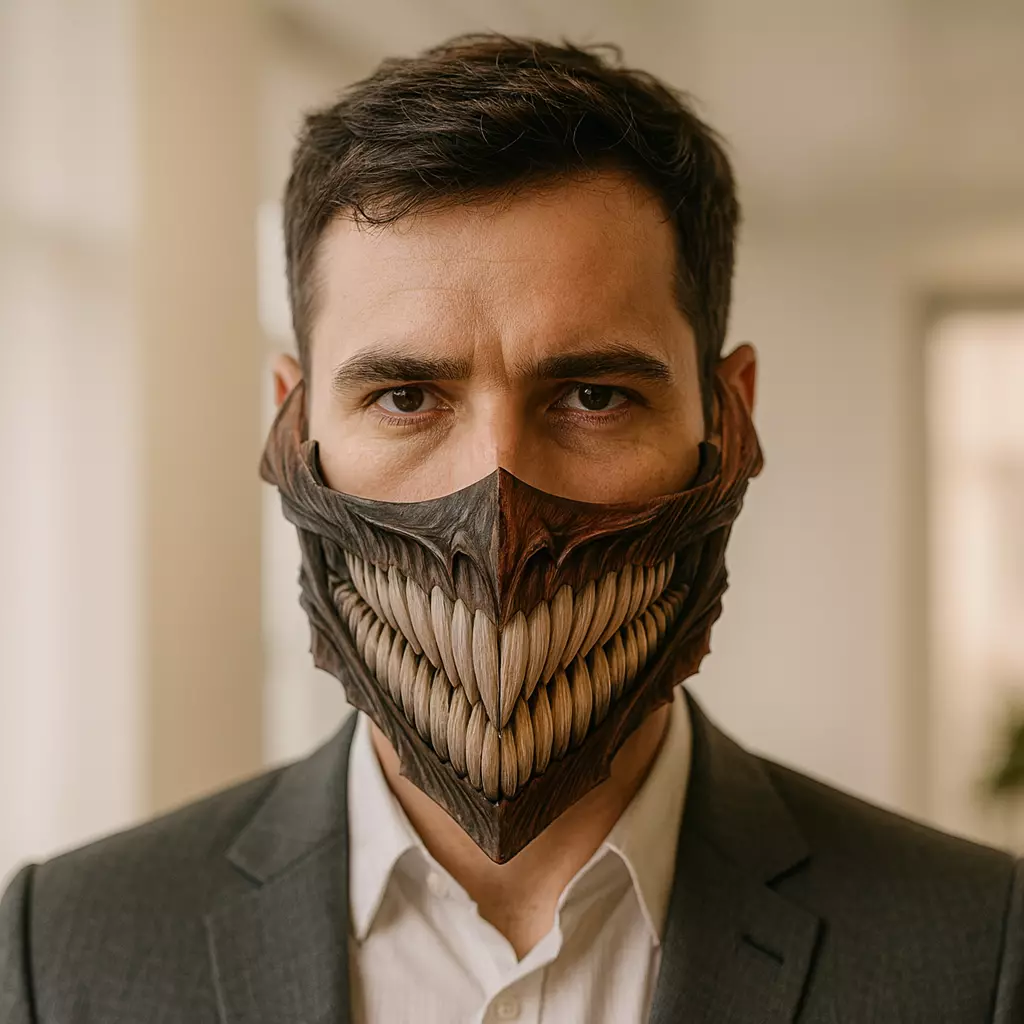 Dan Da Dan Mask Anime Inspired Cosplay Pro 3D print model_0