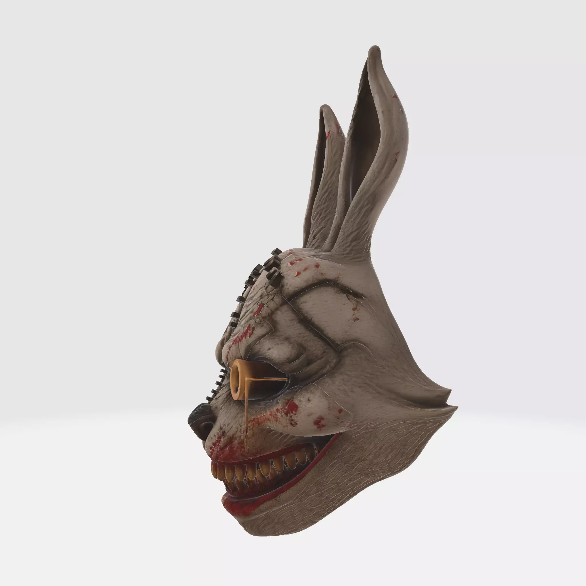Creepy Killer Bunny Horror Mask Scary Rabbit Mask for Halloween 3D print model_2