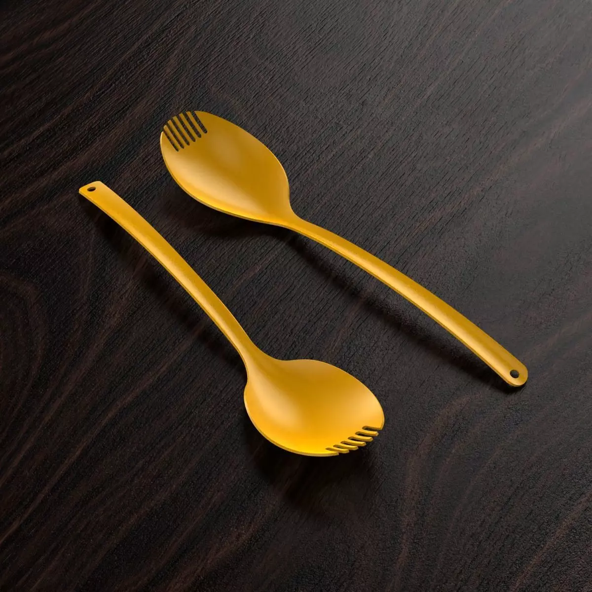 Spork 3D print model_9