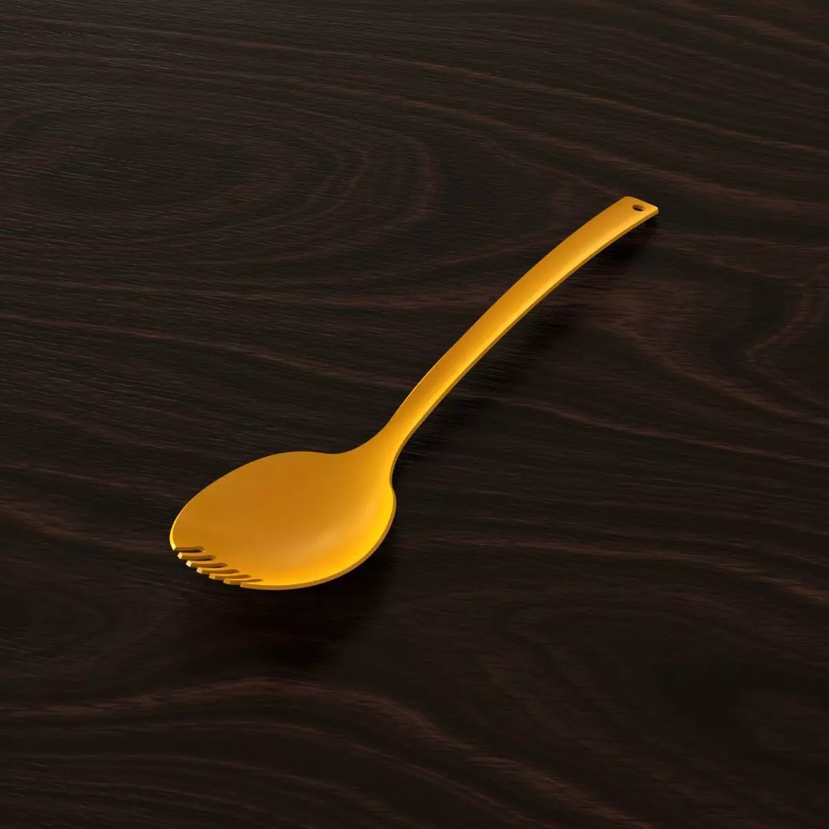 Spork 3D print model_7