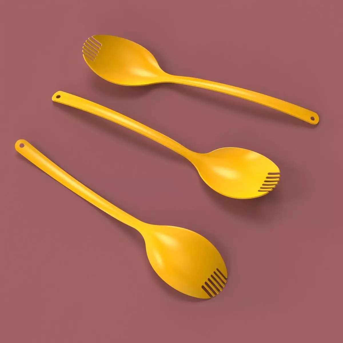 Spork 3D print model_5