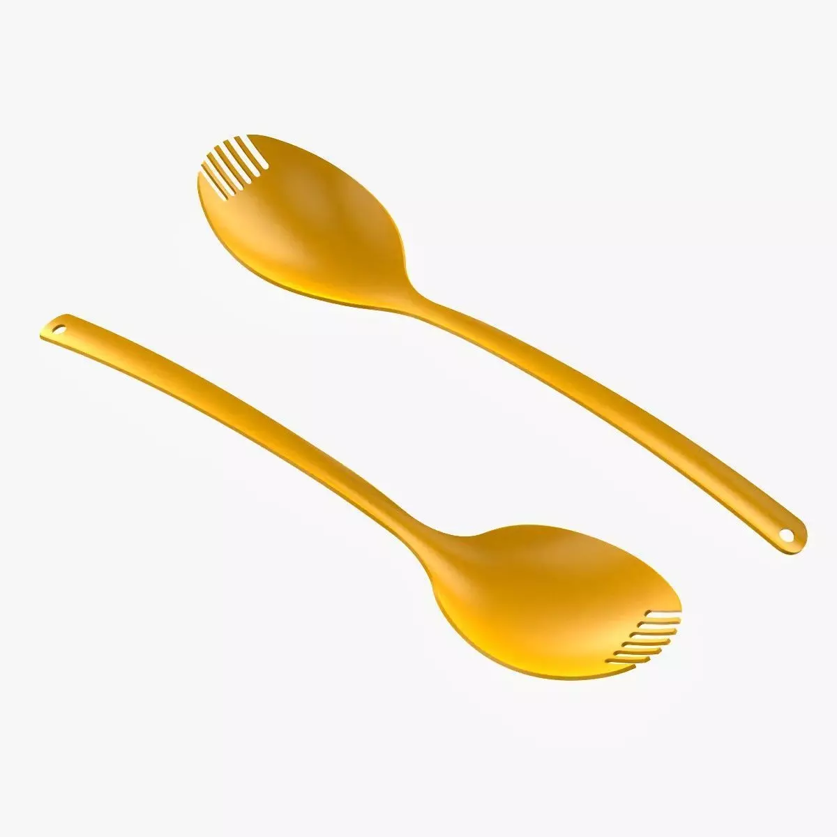 Spork 3D print model_4