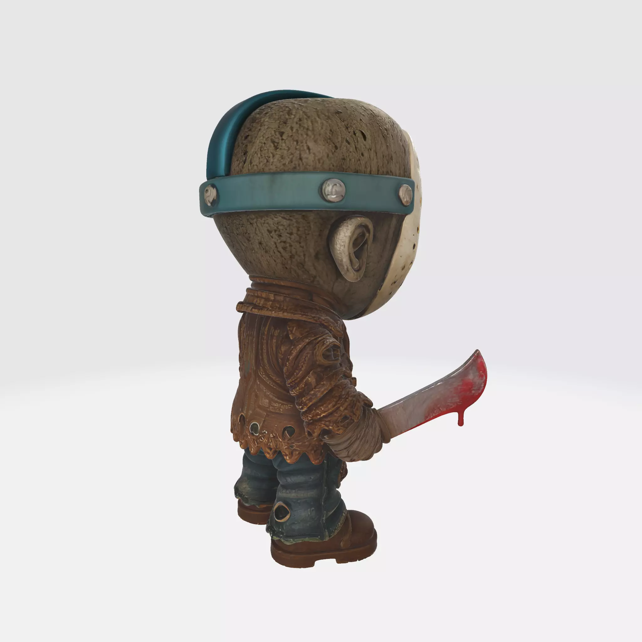 Jason Voorhees Horror Chibi Creepy Cute Killer 3D print model_2
