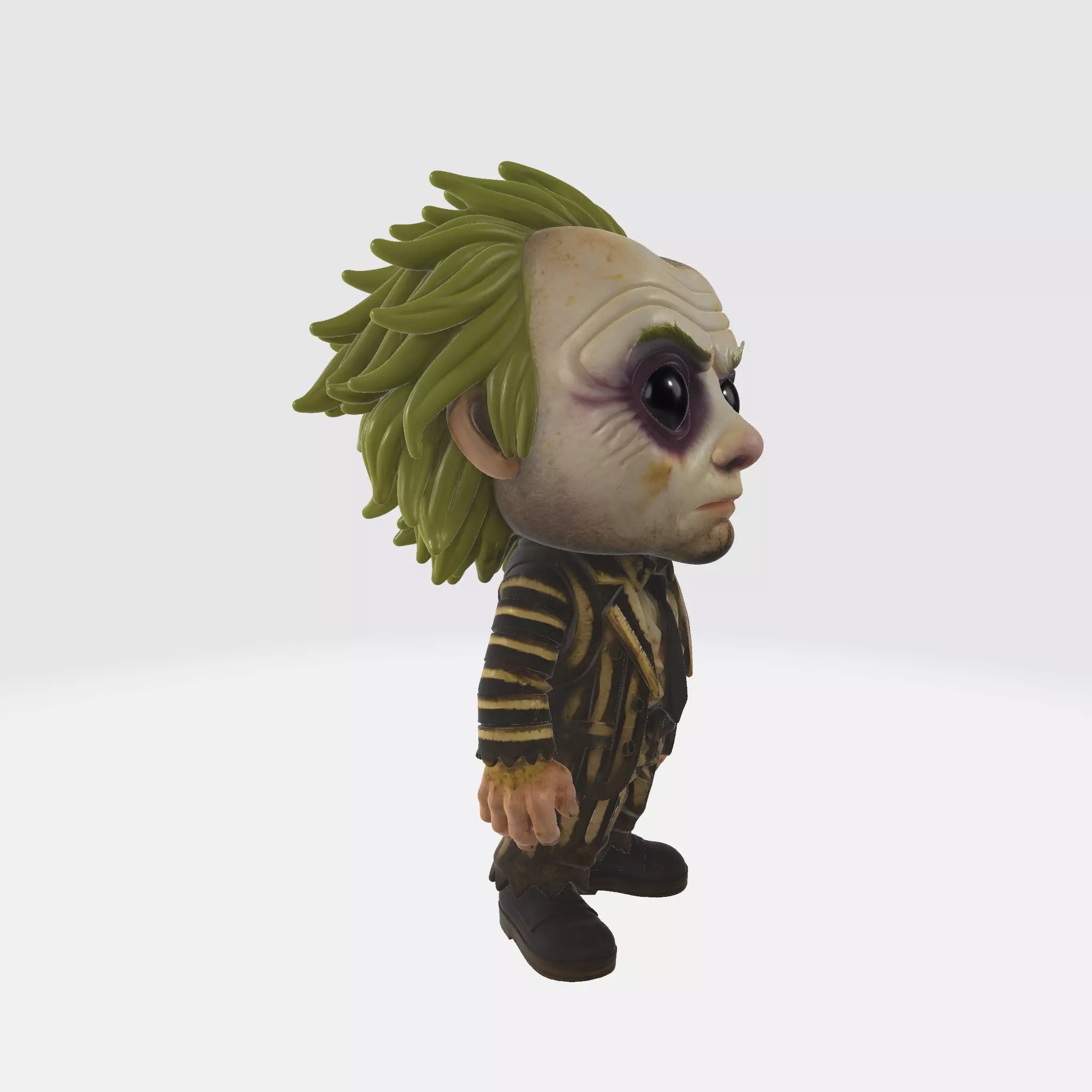 Creepy Beetlejuice Inspired Figurine 3D print model_2