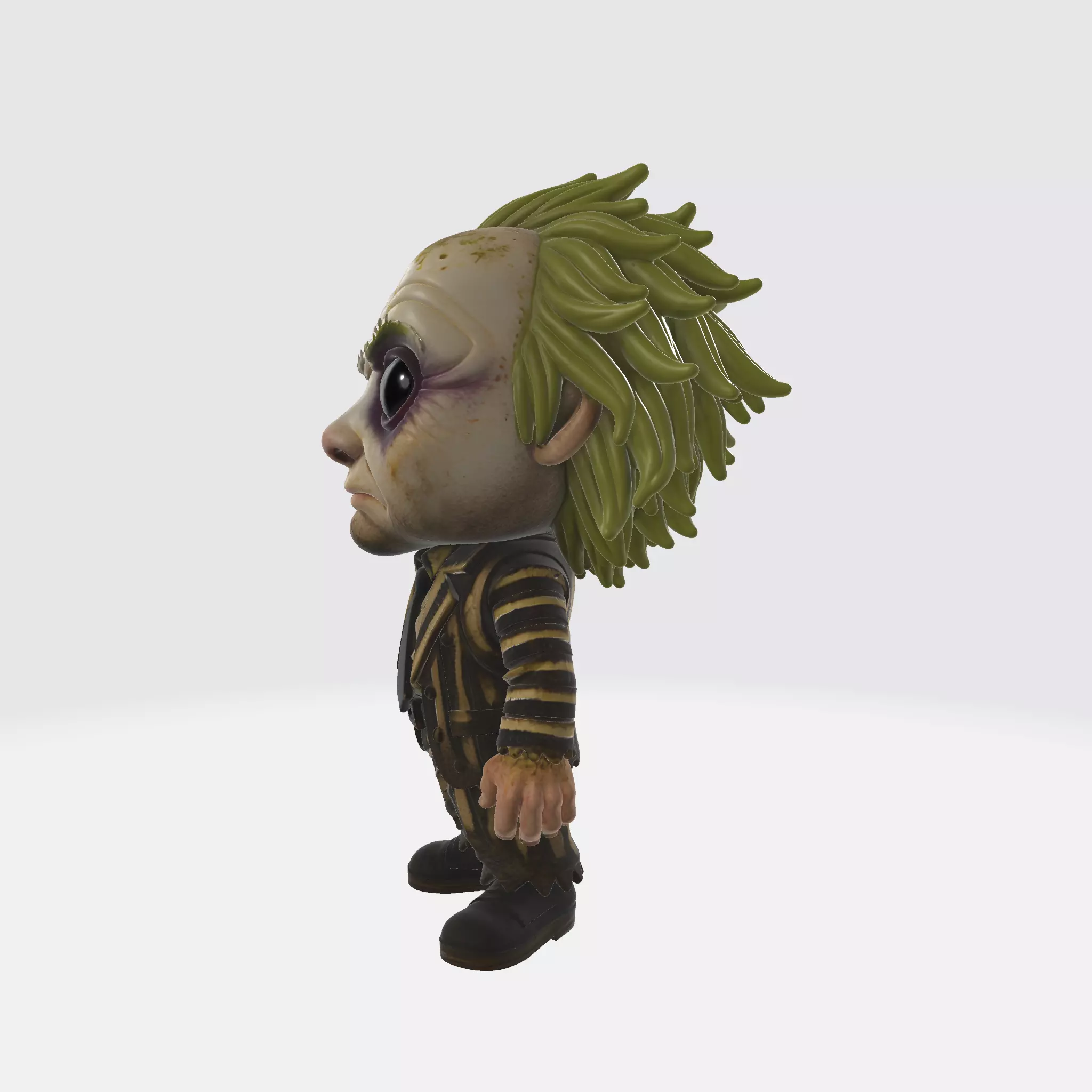 Creepy Beetlejuice Inspired Figurine 3D print model_4