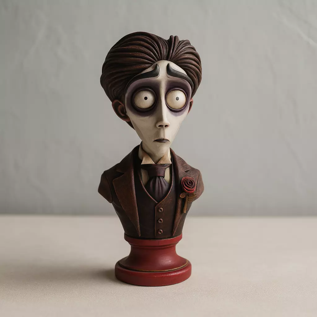 Victor Van Dort Bust Corpse Bride 3D print model_0