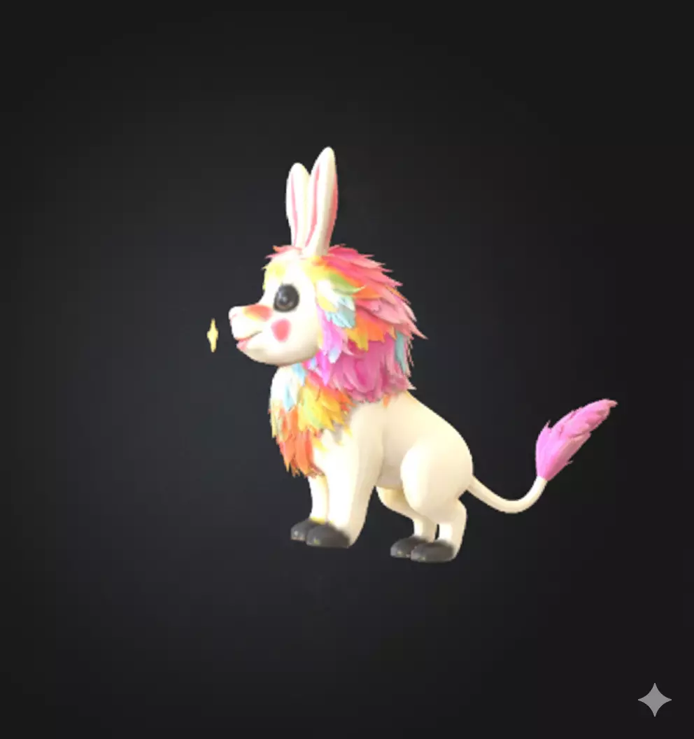 Unicorn Bunny 3D Magical Geometric Sculpture Free 3D print model