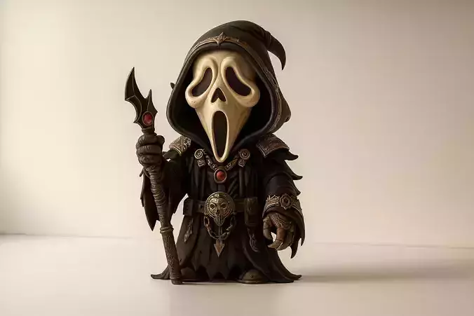 Scream Ghostface Dark Sorcerer Figurine 