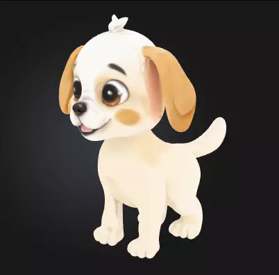 Geometric Dog 3D Modern Decorative Sculpture Free 3D print model