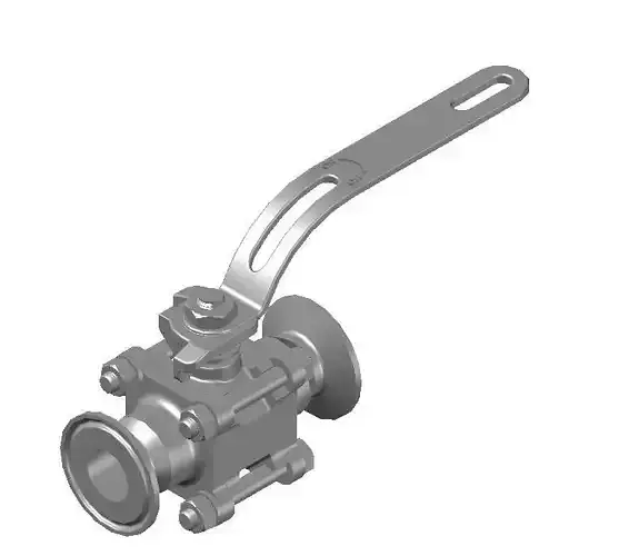 Sanitary Ball Valve TC 1 in