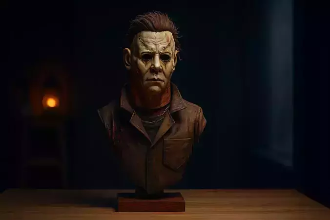 Michael Myers Horror Bust Halloween Iconic Villain Statue