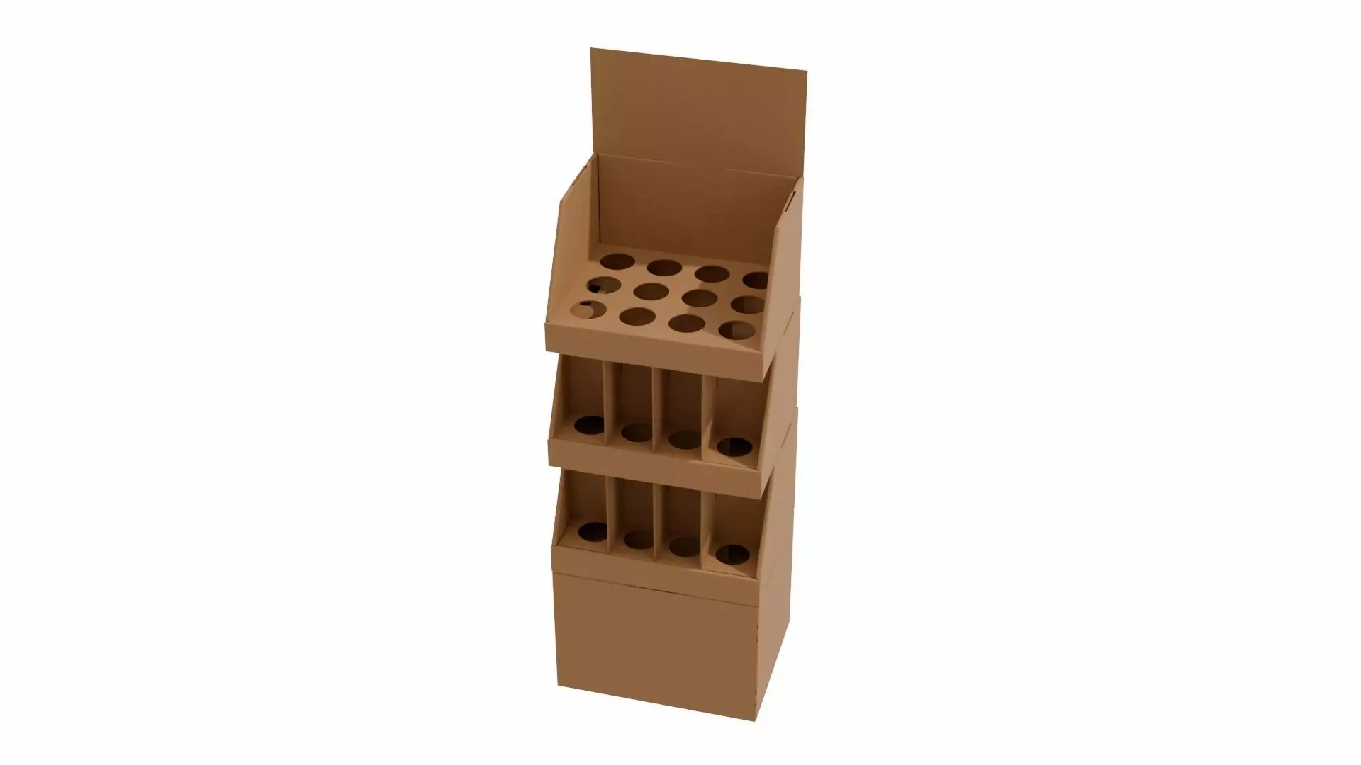 Point of Sale Cardboard Display Stand Texture_1