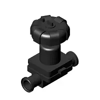 Sanitary Diaphragm Valve TC 3-4 in 3D model_0