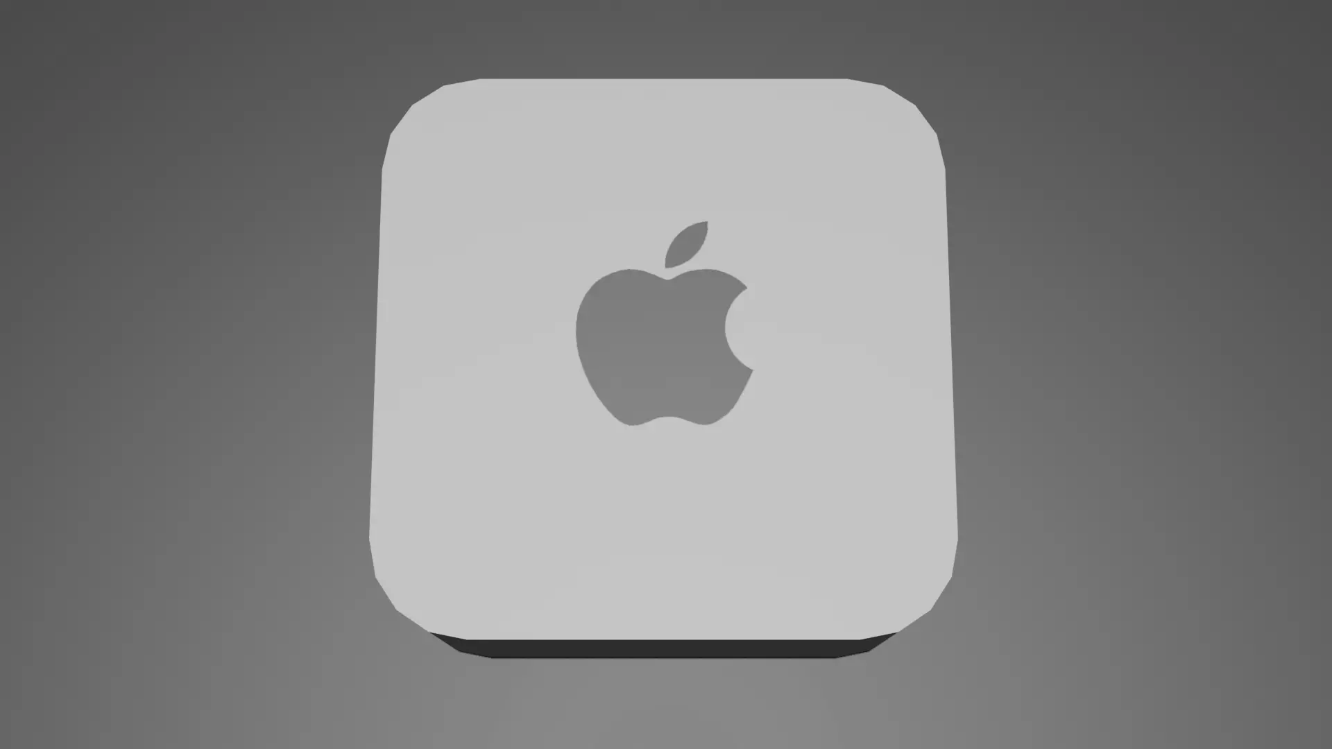 Apple Mac Studio Low Poly Low-poly 3D model_3