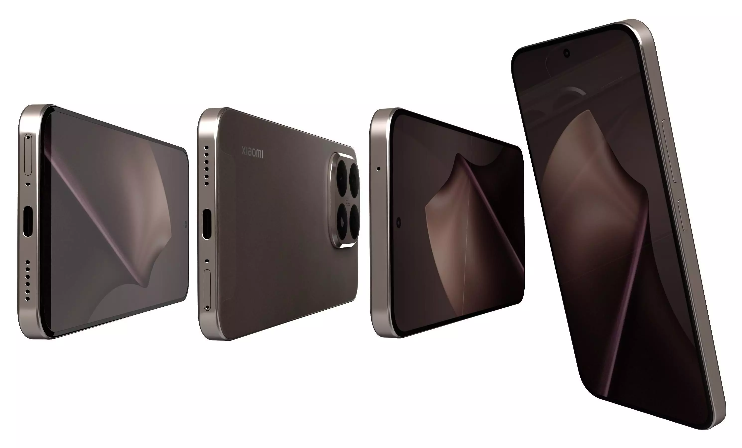 Xiaomi 15T Brown 3D model_7