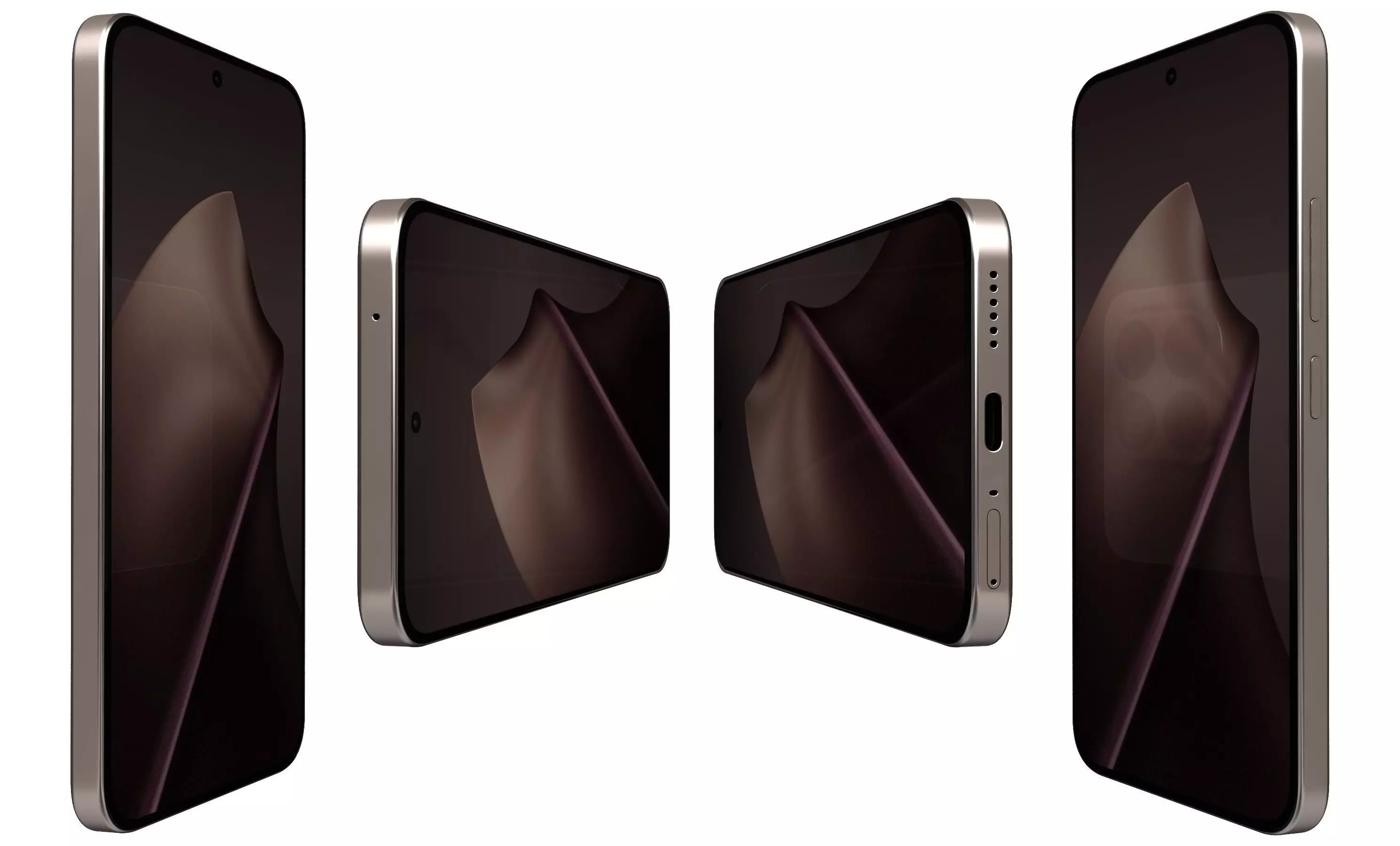 Xiaomi 15T Brown 3D model_1