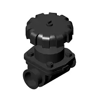 Sanitary Diaphragm Valve TC 2 in 3D model_0