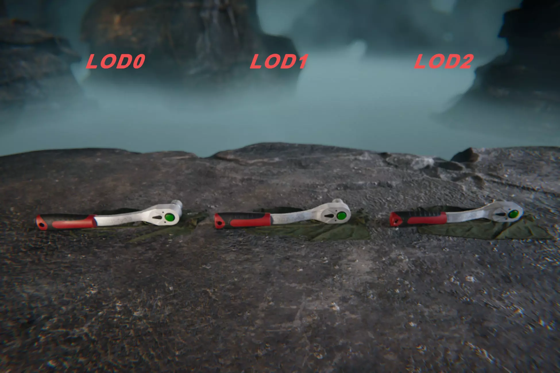 Ratchet Low-poly 3D model_28