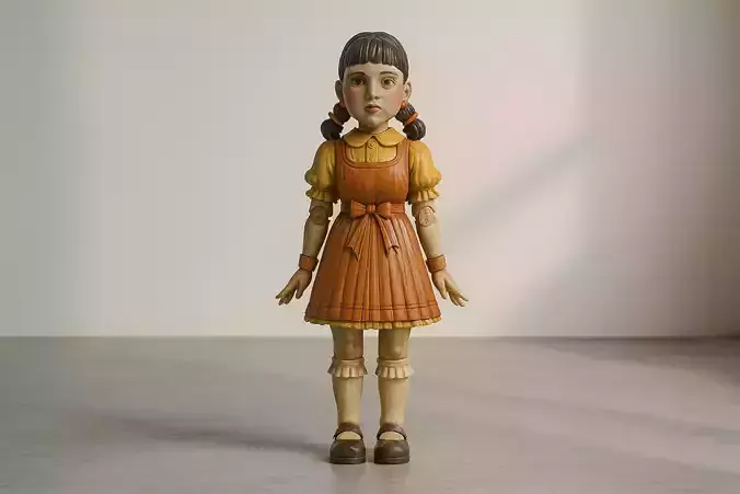 Squid Game Red Light Green Light Doll