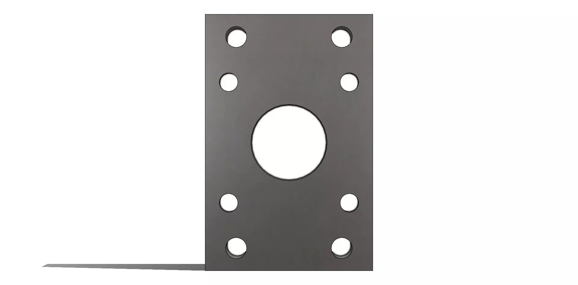 Flange Airtac FA 80 3D model_22