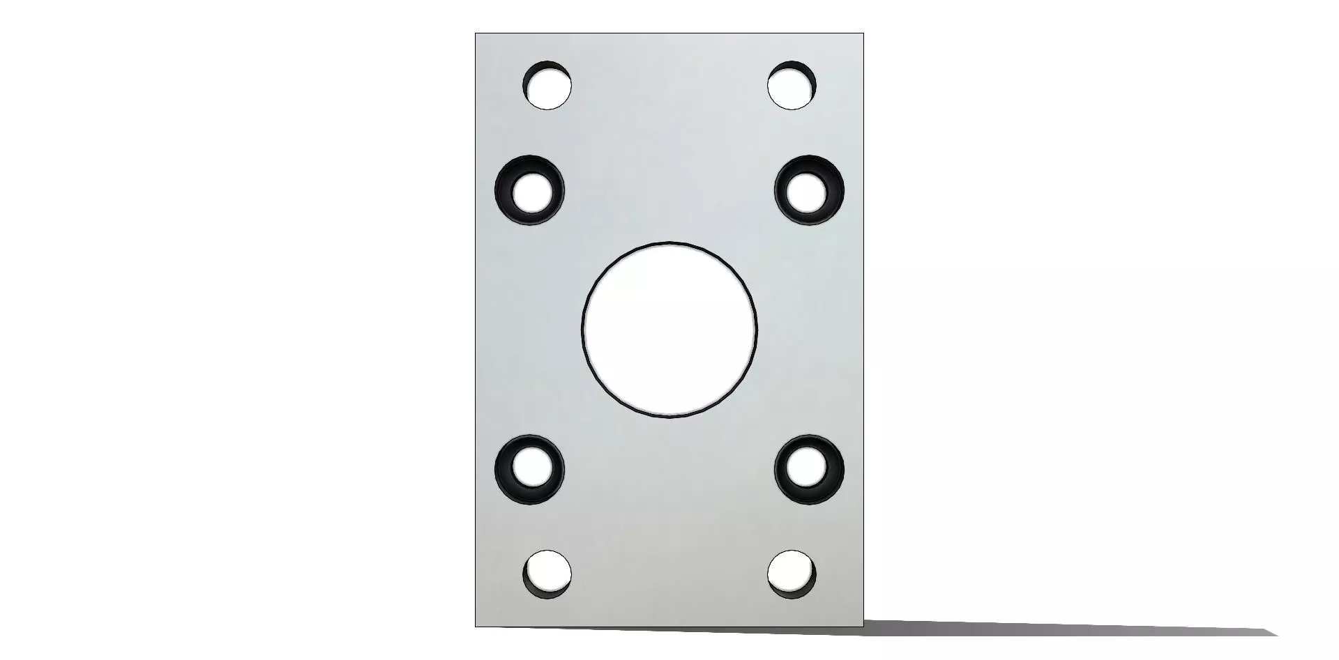 Flange Airtac FA 80 3D model_3