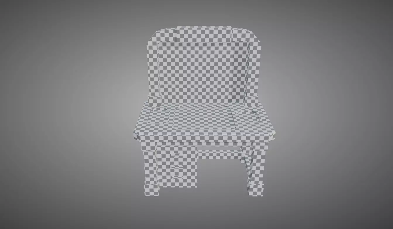 Workbench Industrial Sci-Fi Workshop Table  Low-Poly Game Asset Low-poly 3D model_8