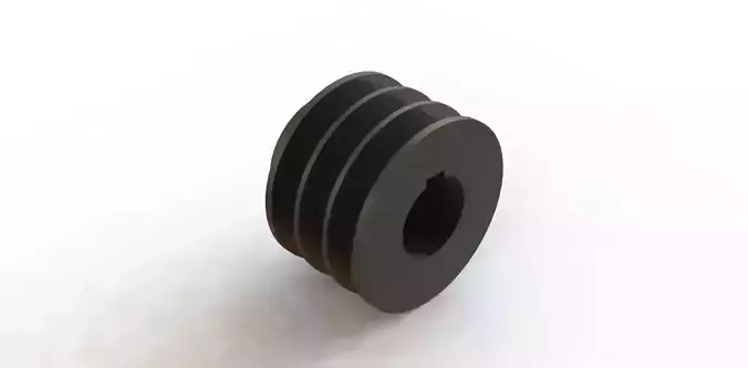 Polia Canais V 3VB 100mm F43 Groove Pulley