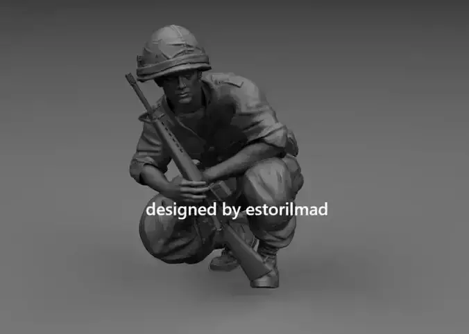MARINE AMERICAN SOLDIER VIETNAM V2
