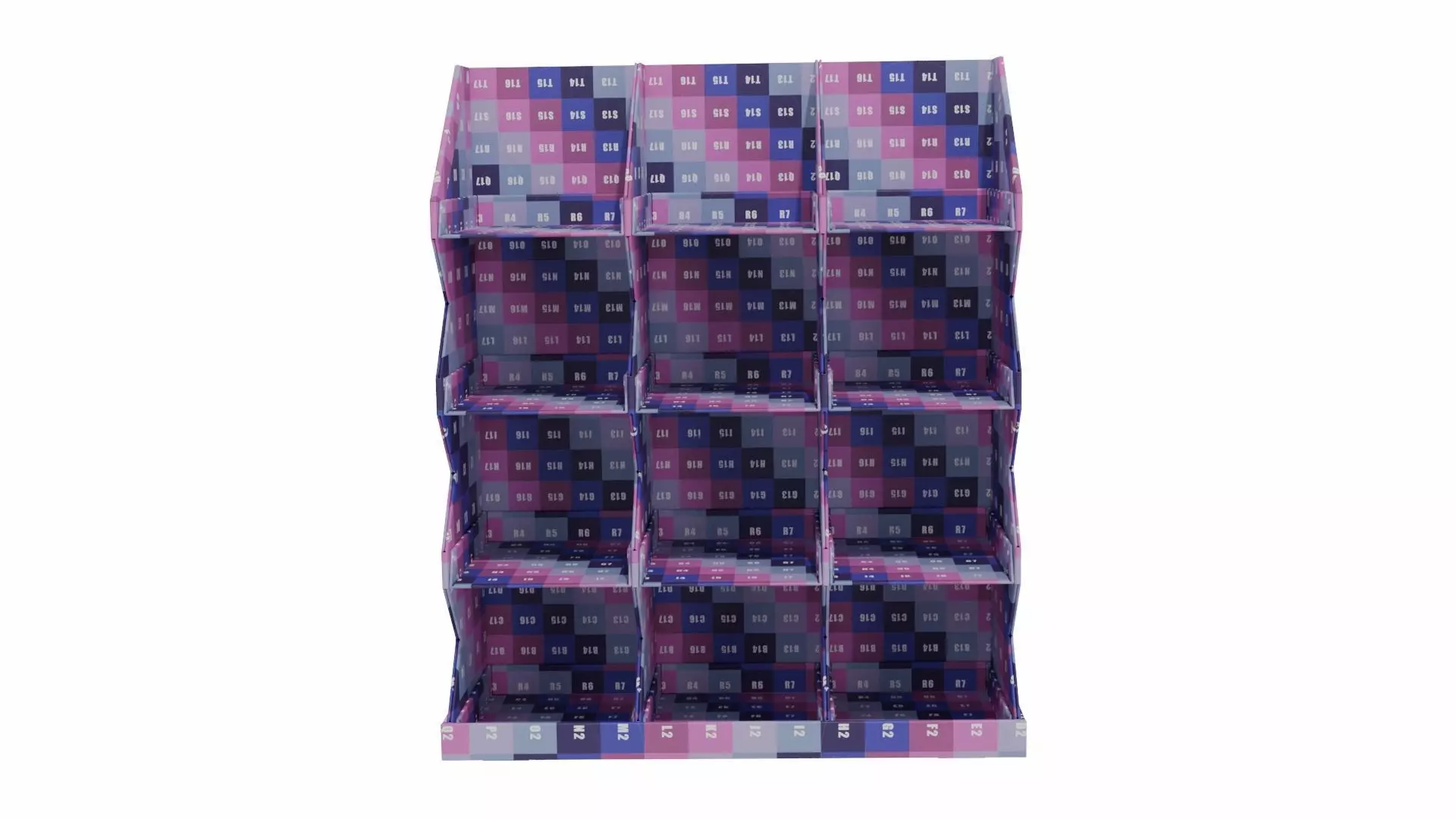 Point of Sale Cardboard Display Stand Texture_4