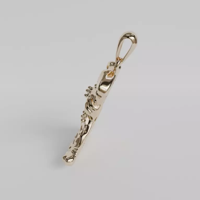 pendant schnauzer 3D print model_4