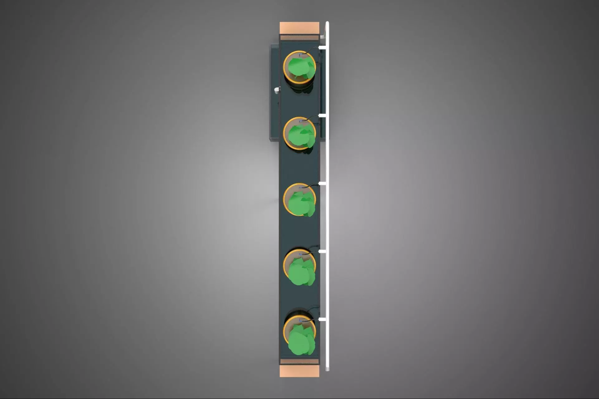 HYDROPONIC GROWTH PLANT FARMING DRIP IRRIGATION SYSTEM GARDENING 3D model_28