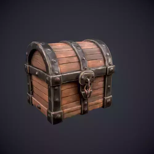 wooden treasure chest