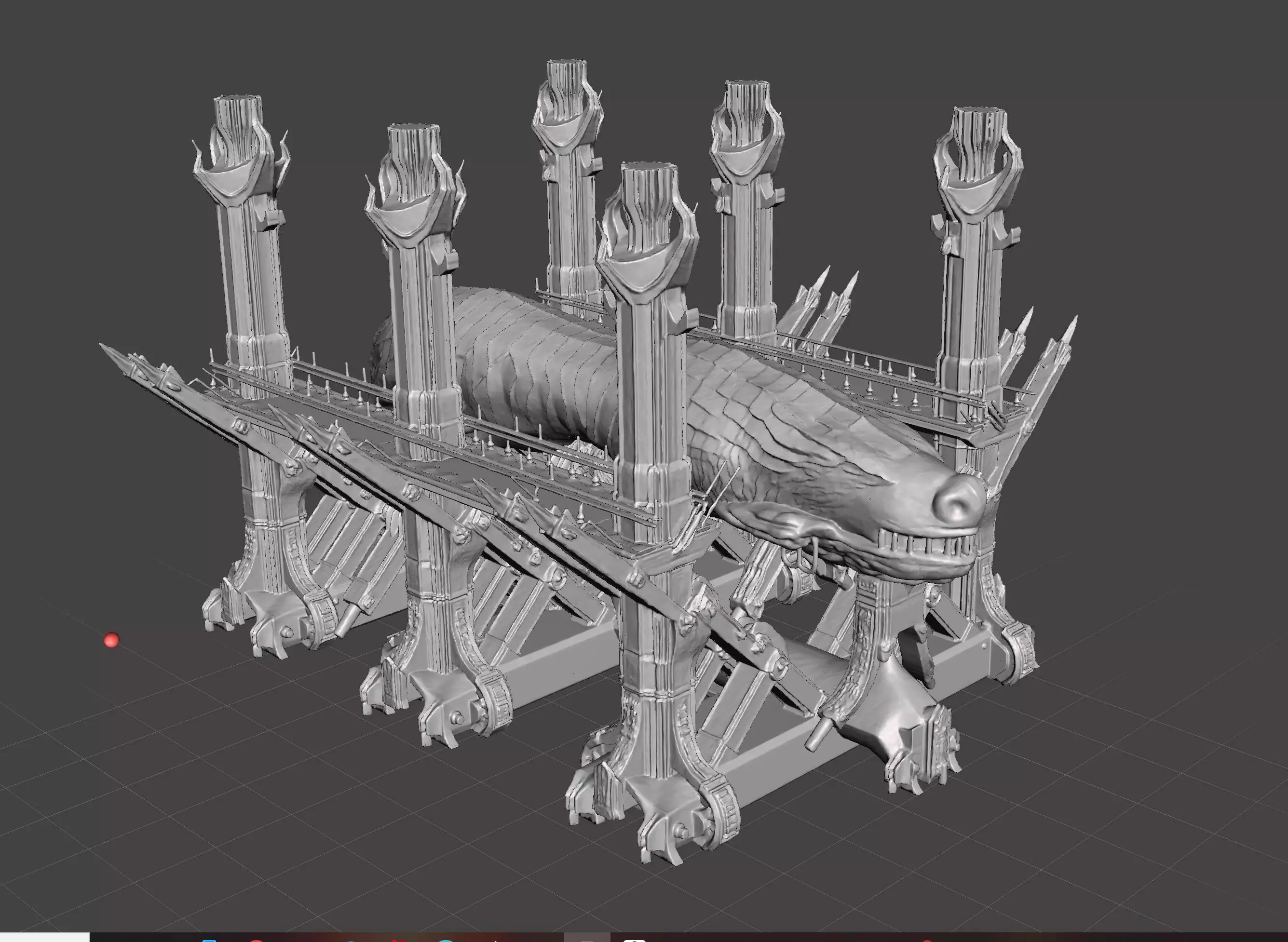 GROND  Lord of the rings 3D print model_0