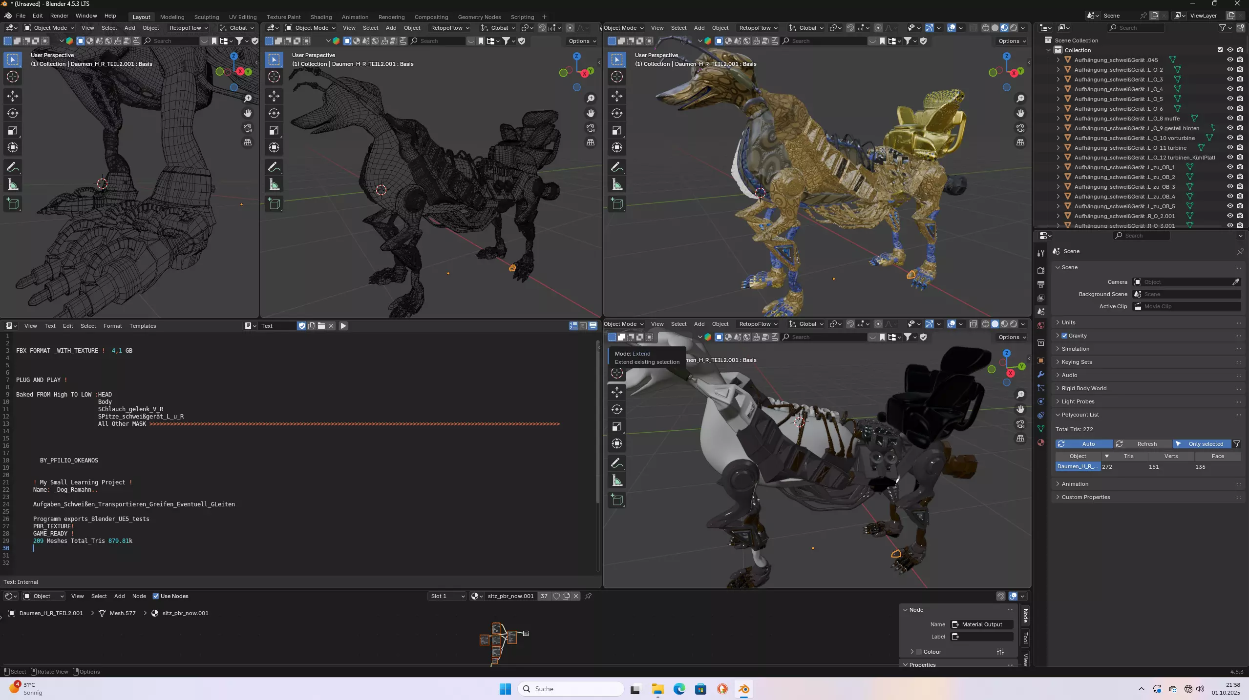 Ramahn Cypher Dog Free low-poly 3D model_5