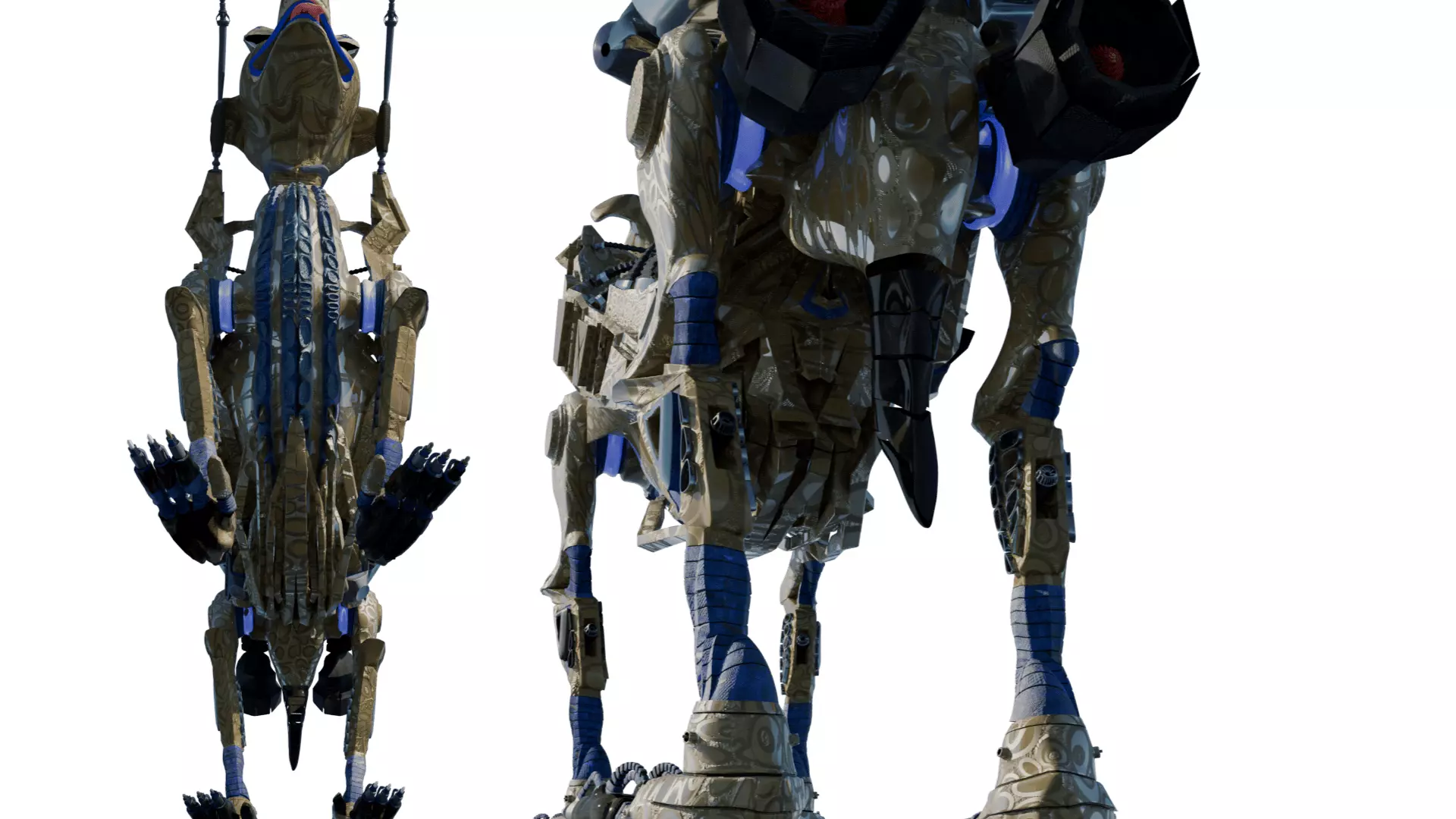 Ramahn Cypher Dog Free low-poly 3D model_2