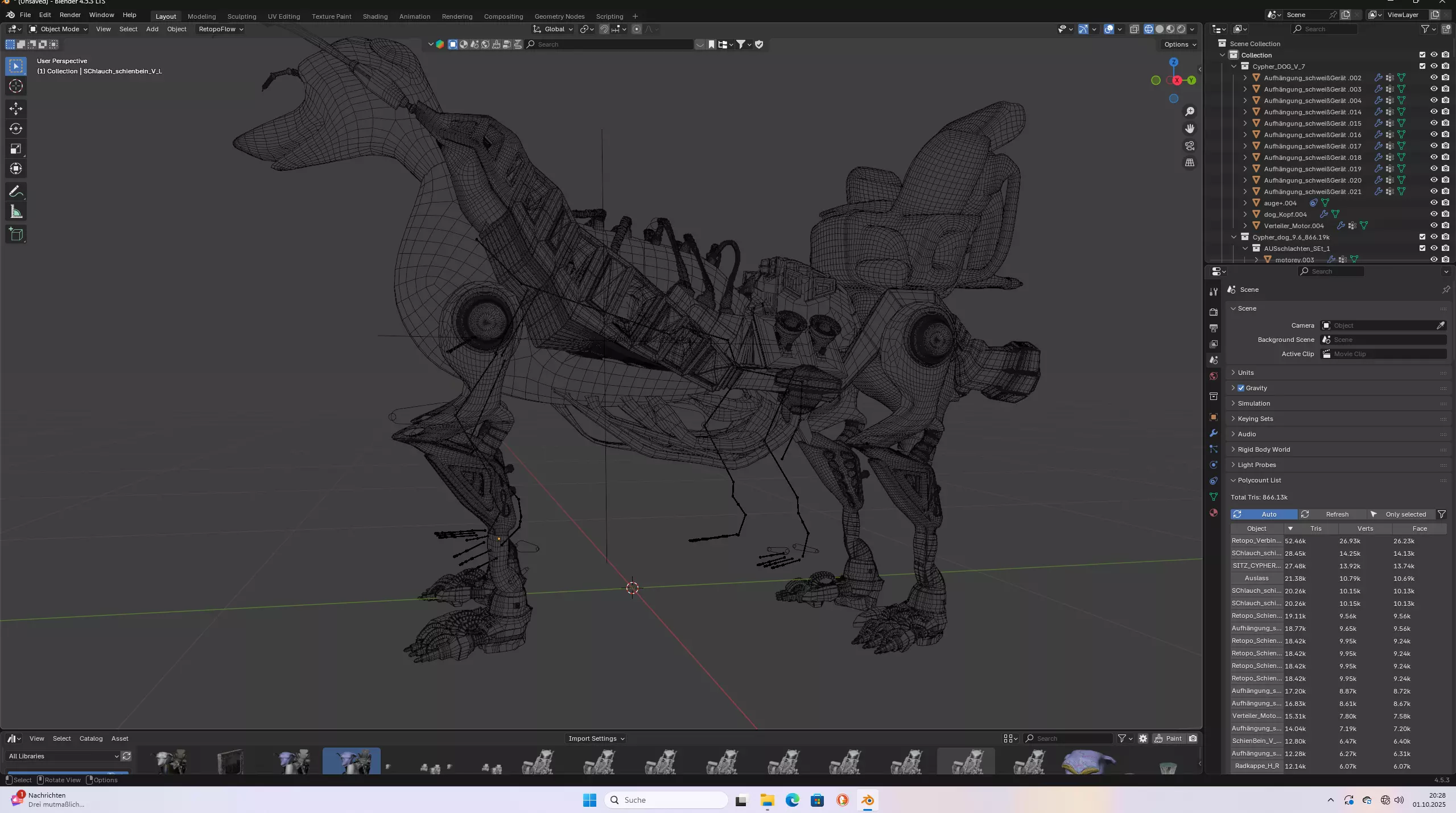 Ramahn Cypher Dog Free low-poly 3D model_6