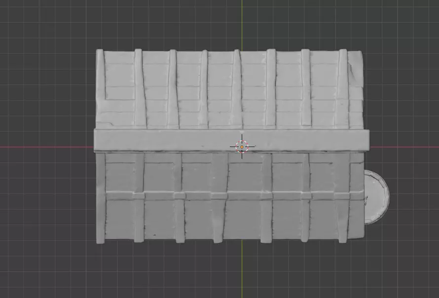 Mountain Tea House Slice Japanese Style Low-poly 3D model_21