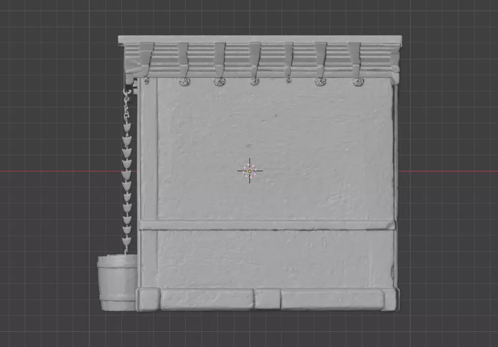 Mountain Tea House Slice Japanese Style Low-poly 3D model_19