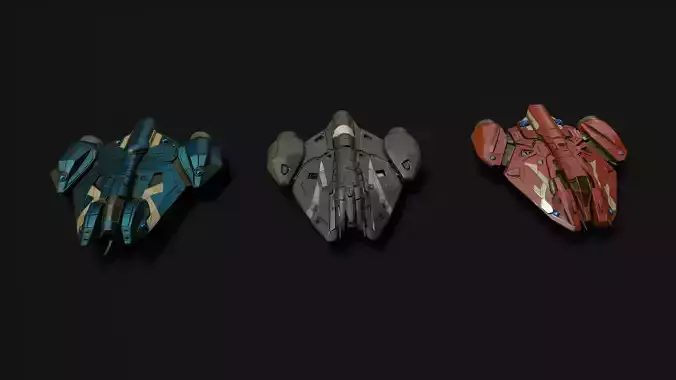 Fighter Spacecrafts Collection