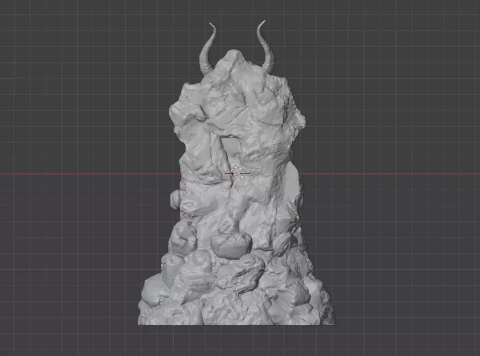 Infernal Lava Throne Low-poly 3D model_18