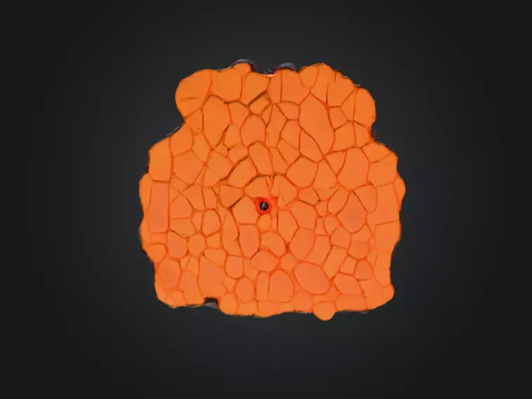 Infernal Lava Throne Low-poly 3D model_15