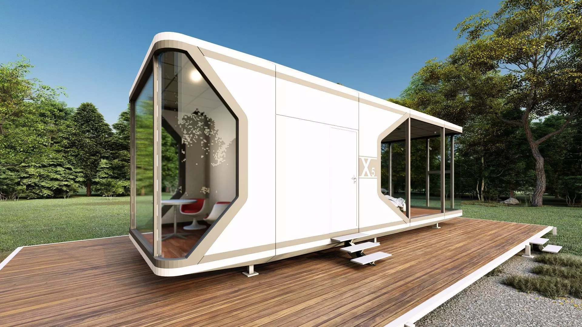 Capsule House X5 3D model_3