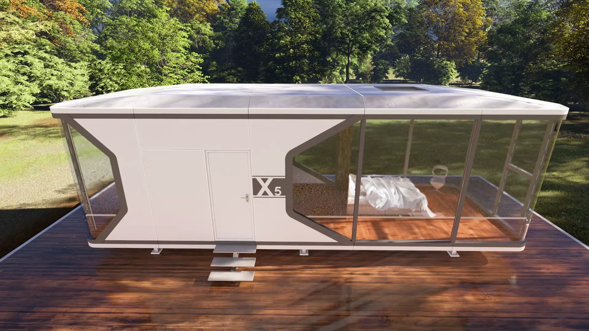 Capsule House X5 3D model_2