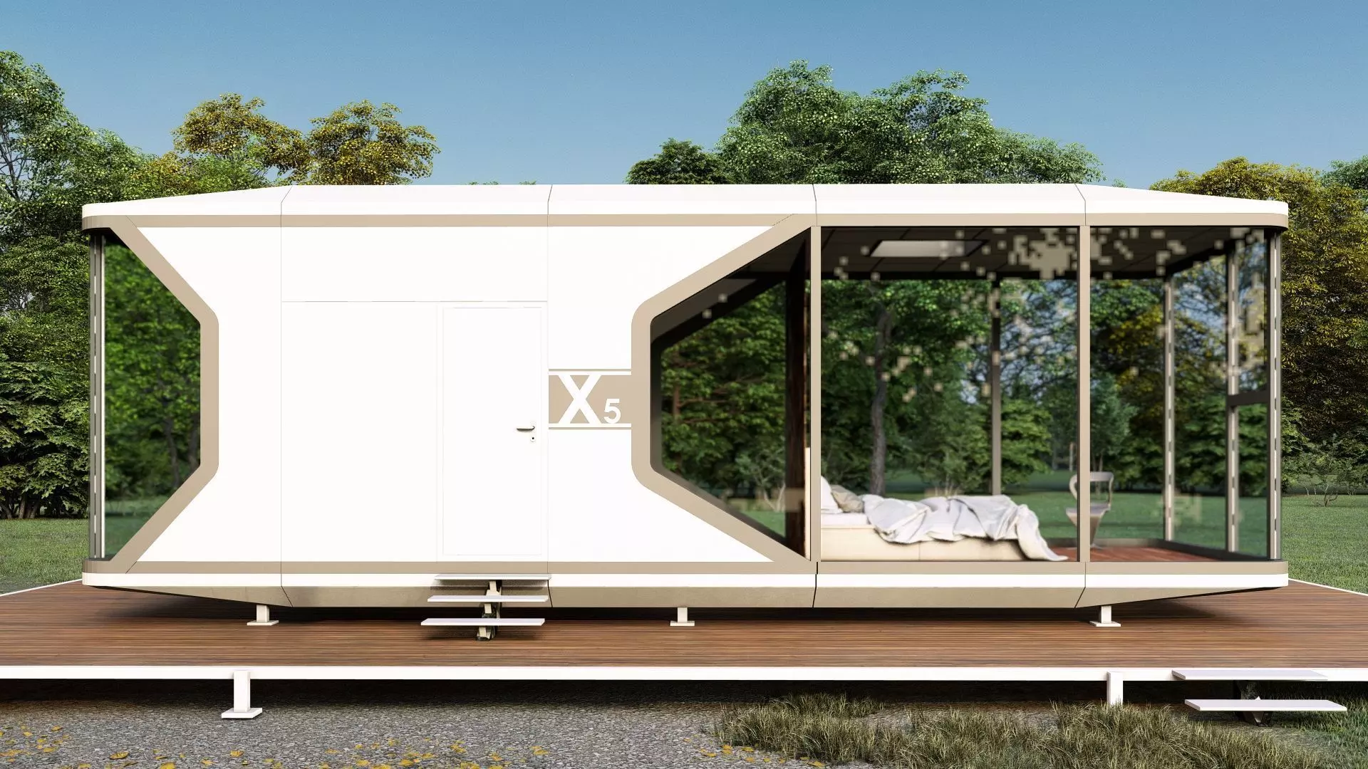 Capsule House X5 3D model_0