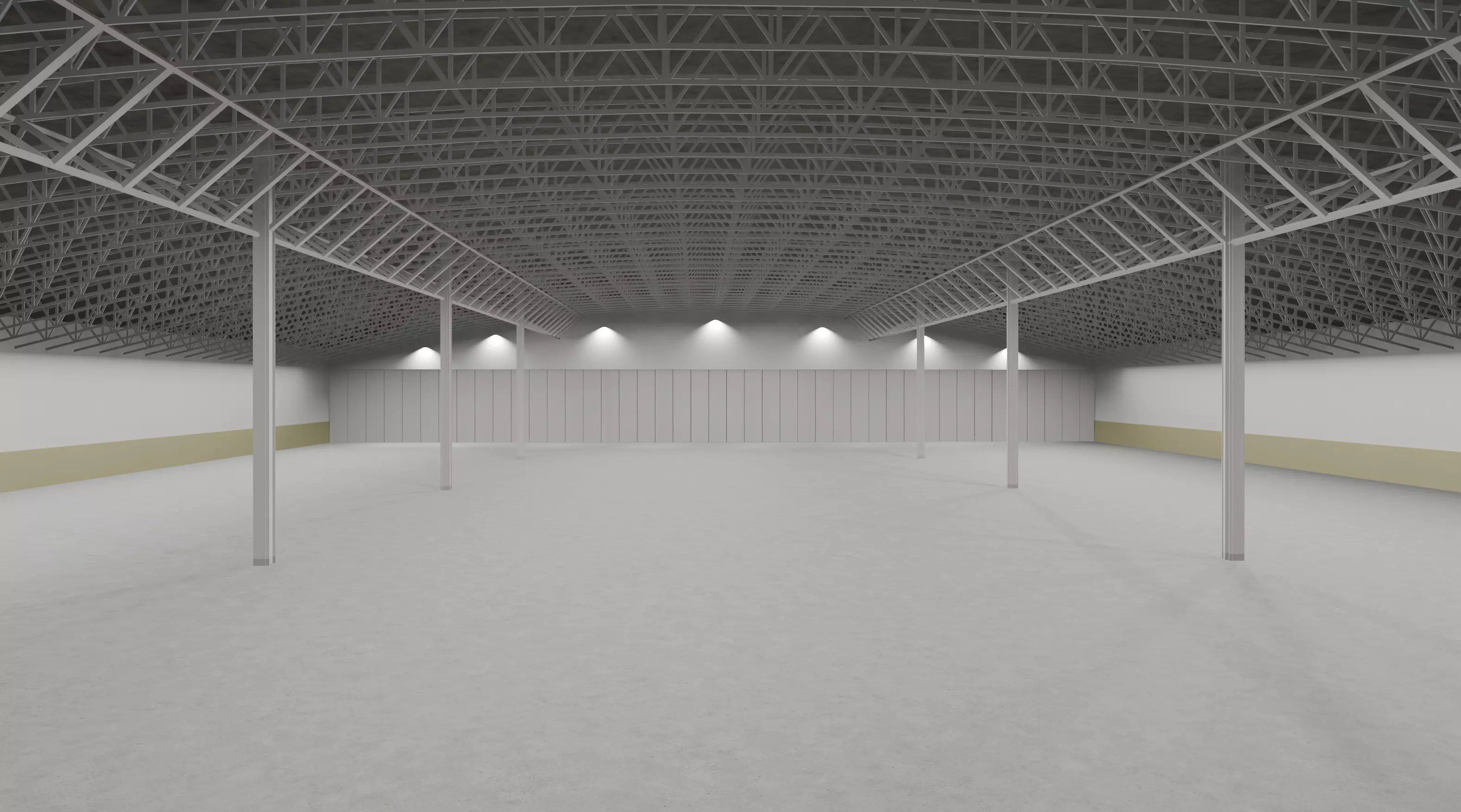 Toronto Enercare Centre Hall A Low-poly 3D model_1