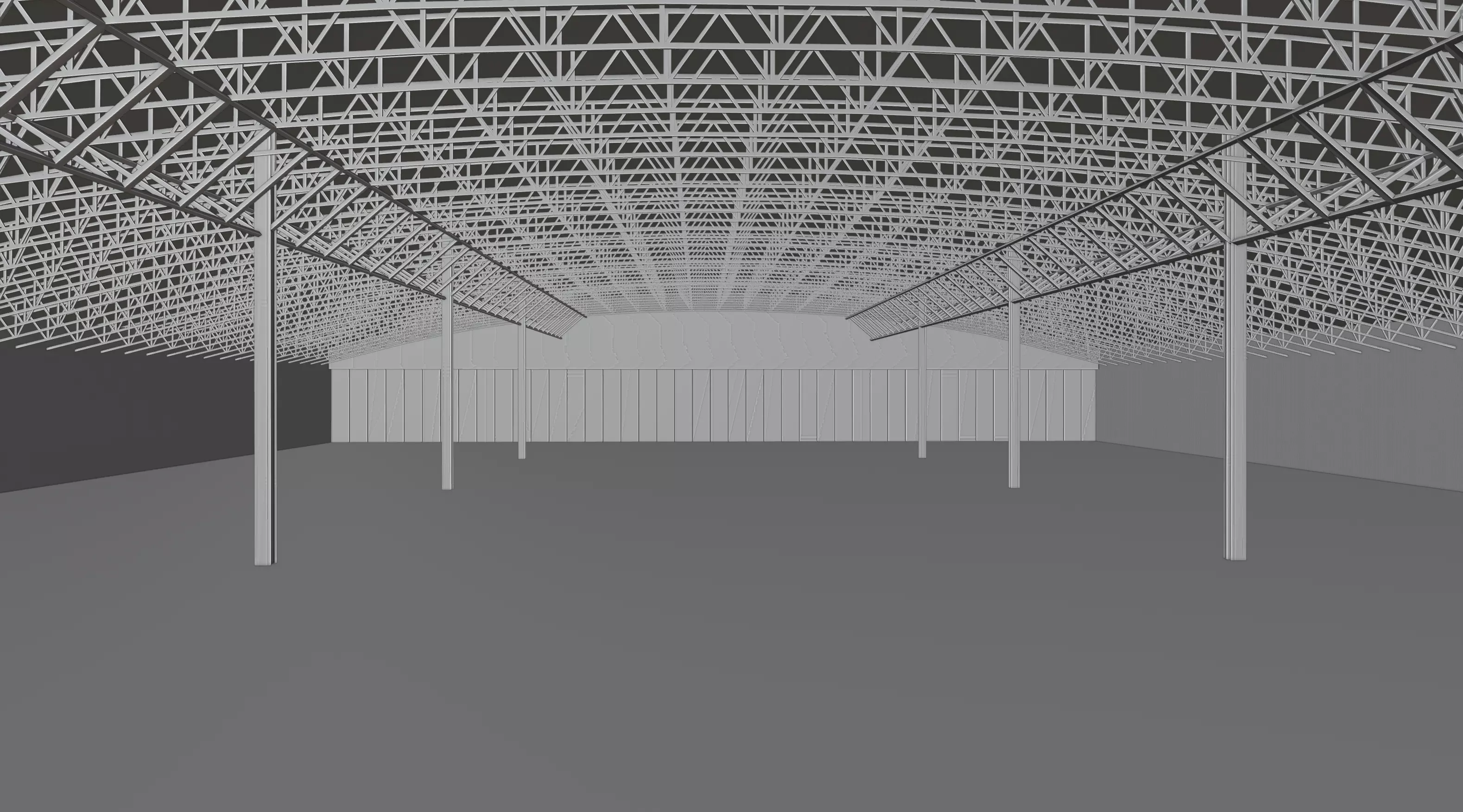 Toronto Enercare Centre Hall A Low-poly 3D model_2